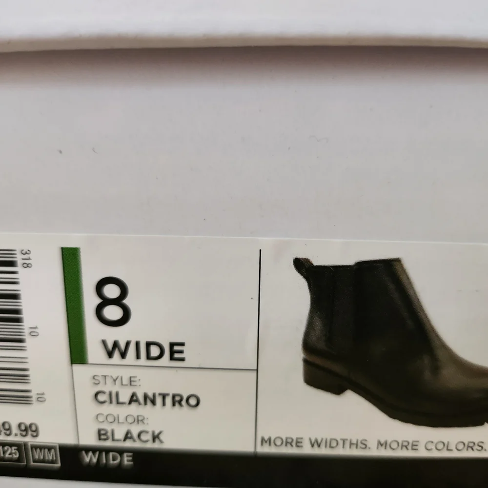 Sonoma Womens Black Boots, Size 8 Wide - Picture 7 of 9